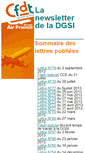 Mobile Screenshot of dgsi.cfdtaf.fr