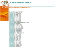 Tablet Screenshot of dgsi.cfdtaf.fr